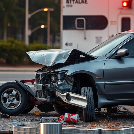car crash damage