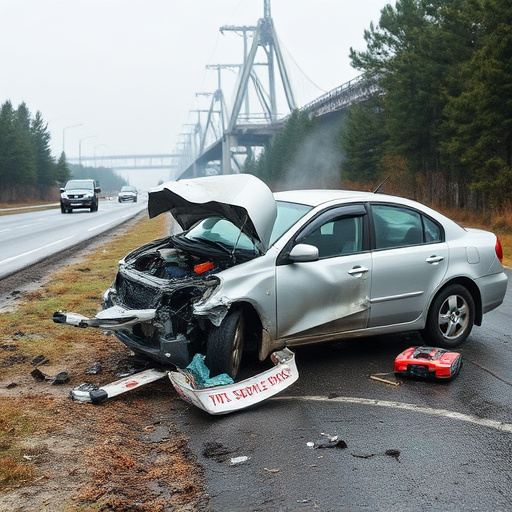 car crash damage