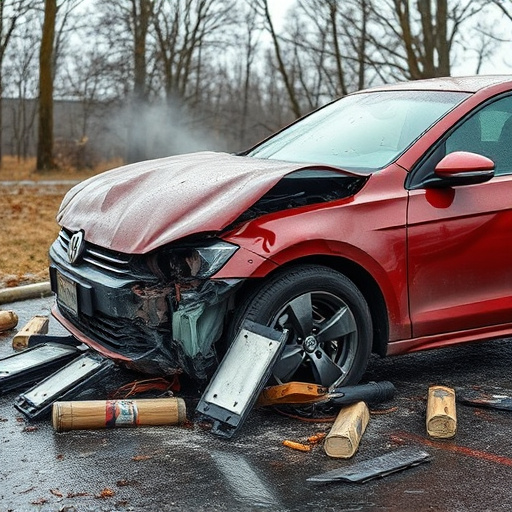 car crash damage