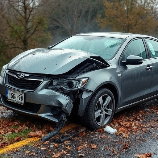 car crash damage