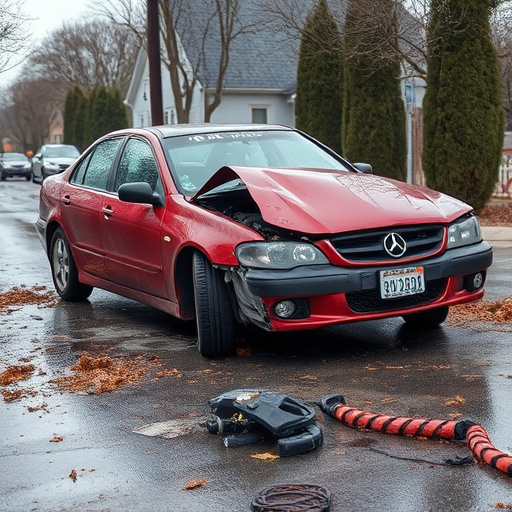 car crash damage