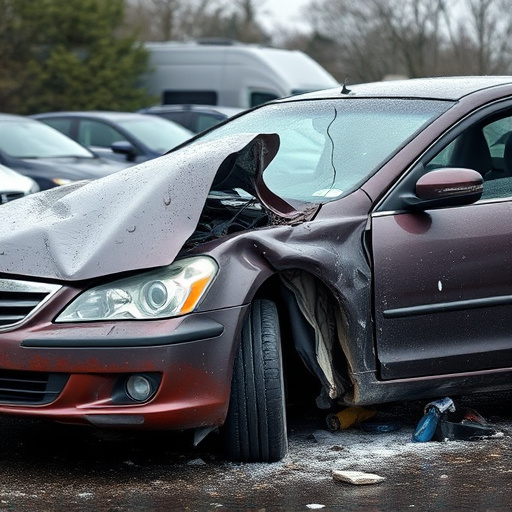 car crash damage