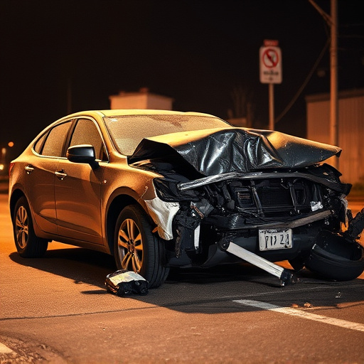 car crash damage