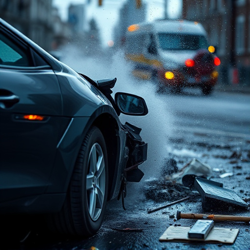 car crash damage