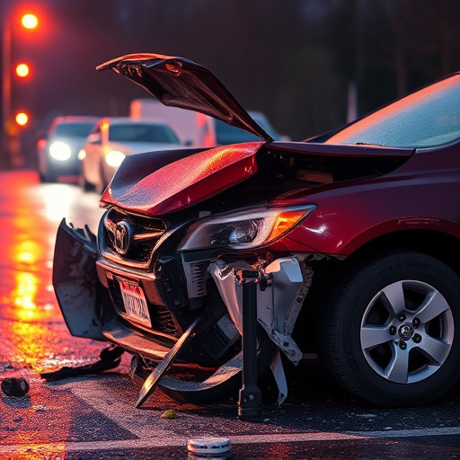 car crash damage