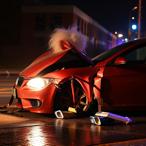 car crash damage