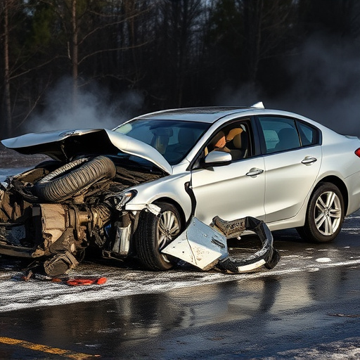 car crash damage