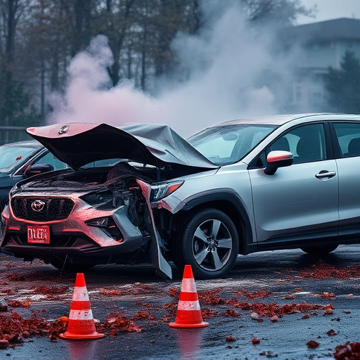 car crash damage