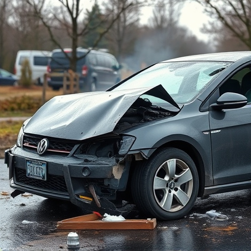 car crash damage
