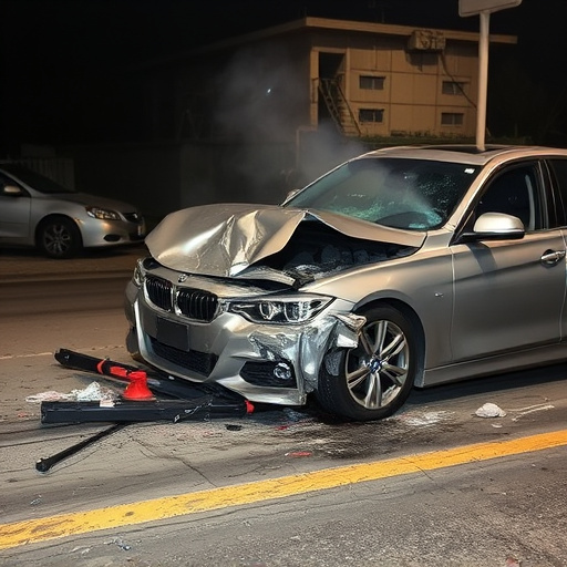 car crash damage