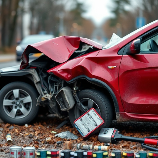 car crash damage