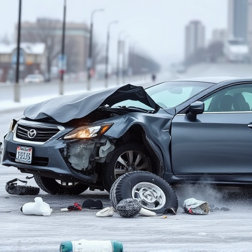 car crash damage