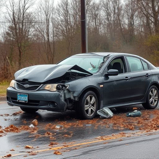 car crash damage