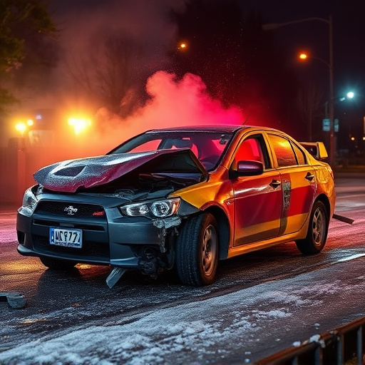 car crash damage