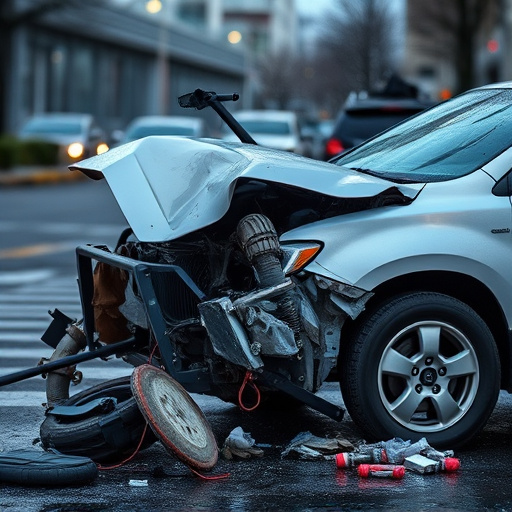 car crash damage