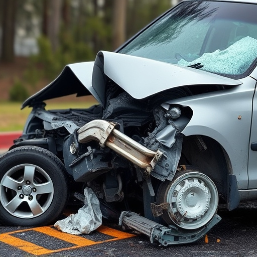car crash damage