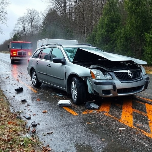 car crash damage