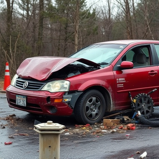 car crash damage