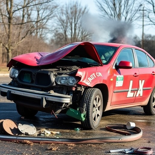 car crash damage