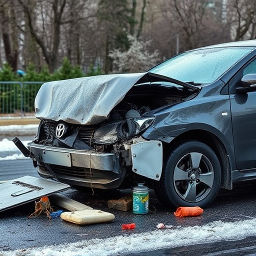 car crash damage