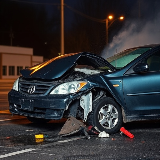 car crash damage