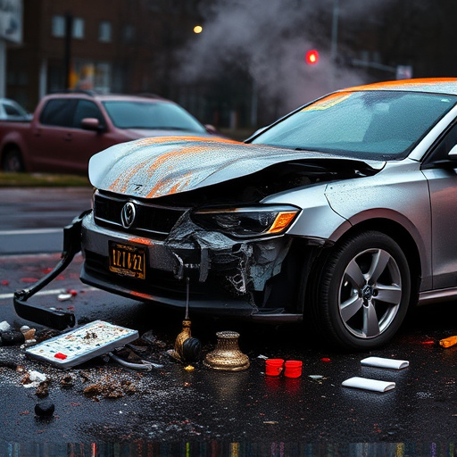 car crash damage