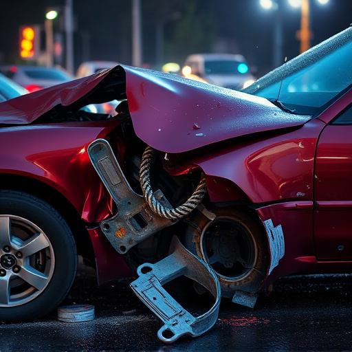 car crash damage