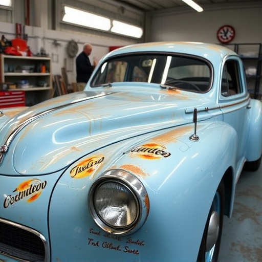 vehicle restoration process