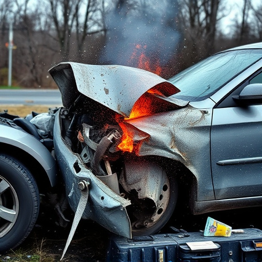car crash damage