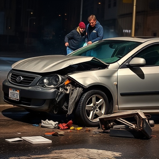 car crash damage