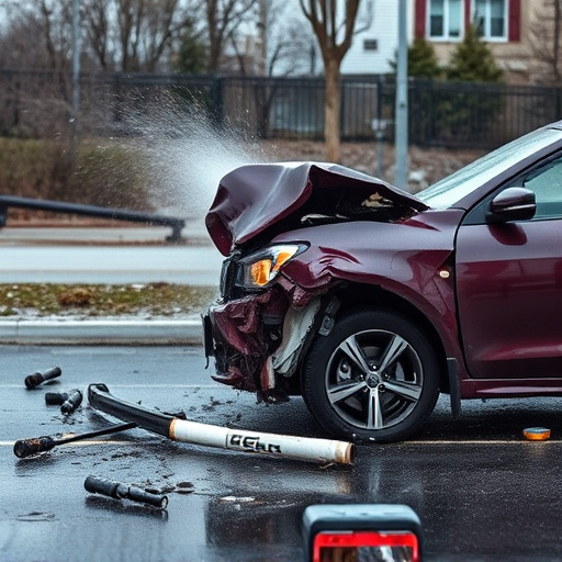 car crash damage