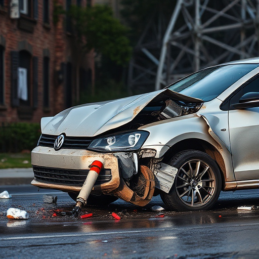 car crash damage