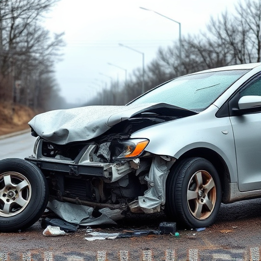 car crash damage