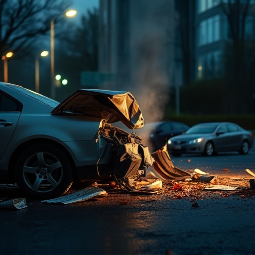 car crash damage