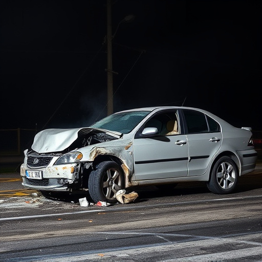 car crash damage