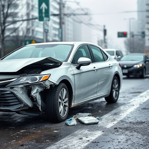 car crash damage