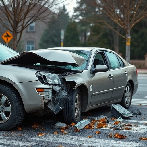 car crash damage