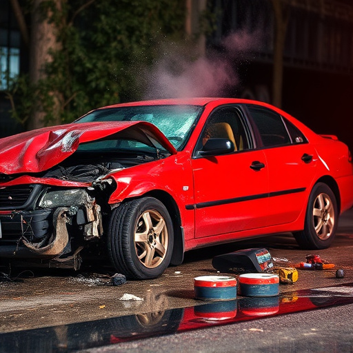 car crash damage