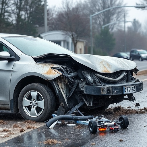 car crash damage