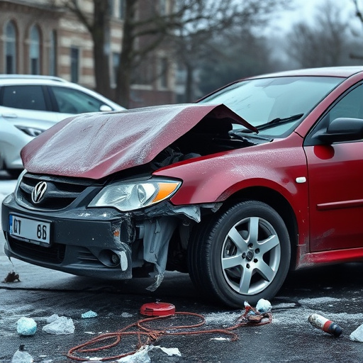 car crash damage