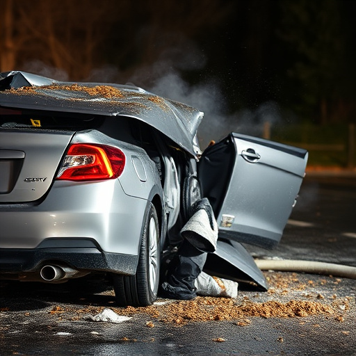 car crash damage