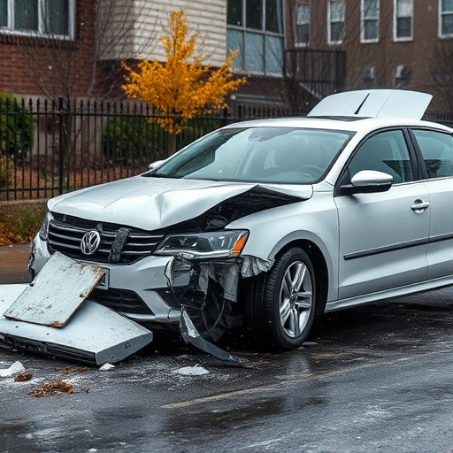 car crash damage