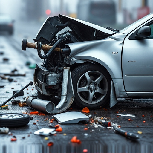 car crash damage