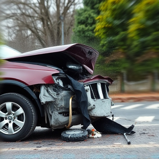 car crash damage