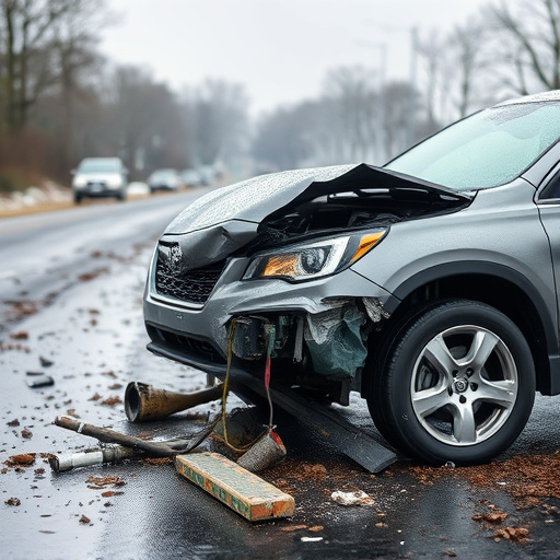 car crash damage