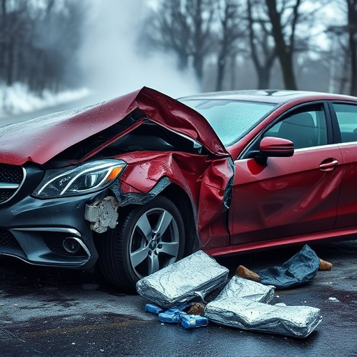car crash damage