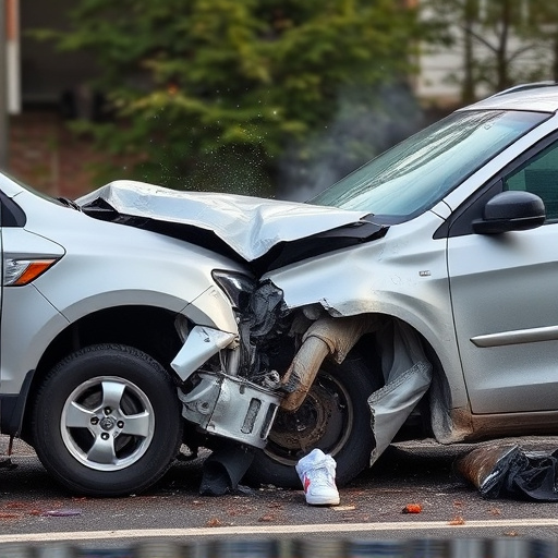 car crash damage