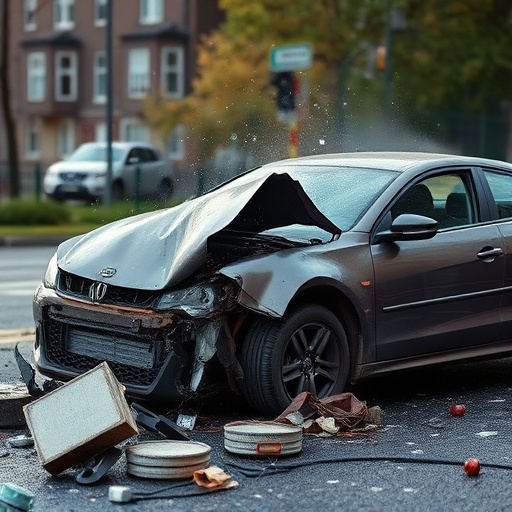 car crash damage