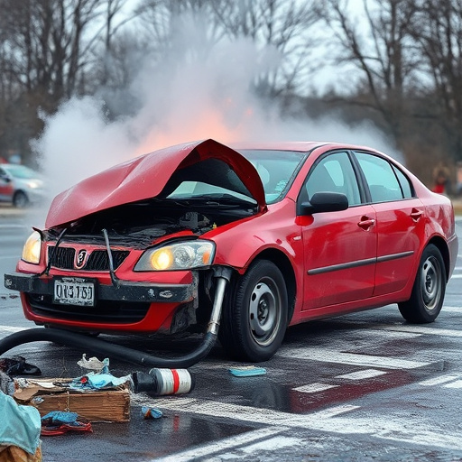 car crash damage