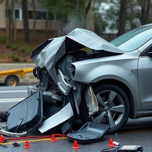 car crash damage